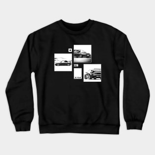 SUBARU IMPREZA WRX 22B Black 'N White Archive (Black Version) Crewneck Sweatshirt